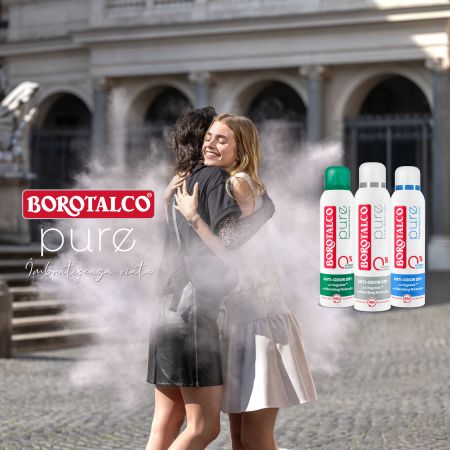 Deodorant spray Pure, 150 ml, Musky Breeze, Borotalco 763485
