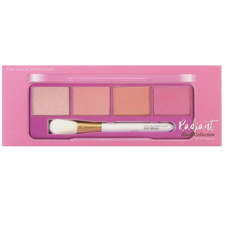 Paleta farduri pentru obraz Radian Blush, 11,2G, WE1580135E, The Color Workshop 449213