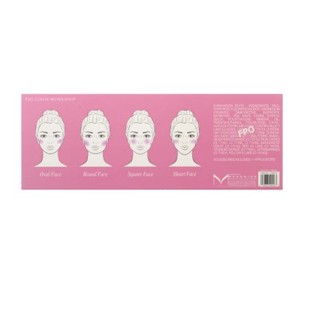 Paleta farduri pentru obraz Radian Blush, 11,2G, WE1580135E, The Color Workshop 449211
