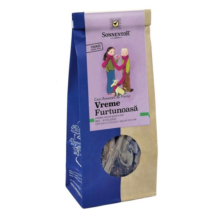 Ceai Amestec de Plante Vreme Furtunoasa, 50 g, Sonnentor