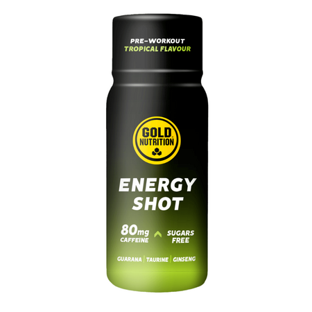 Shot energizant cu Guarana, Taurina si Ginseng, 60 ml, Gold Nutrition