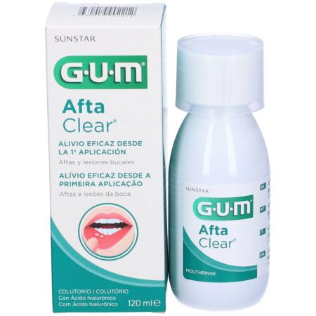 Apa de gura Aftaclear, 120 ml, Sunstar Gum