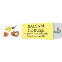 Balsam de buze, 4.8 g, Ulei de argan, Macadamia si Aroma de Vanilie, Verre de Nature