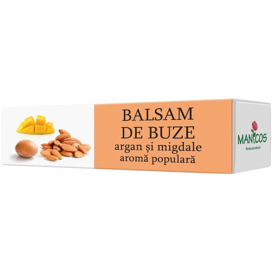 Balsam de buze cu ulei de argan, migdale dulci si aroma populara, 4.8 g, Verre de Nature