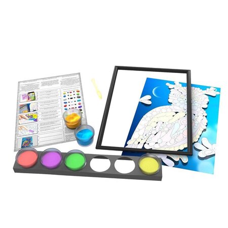 Set de pictura 3D din argila usoara Owl, 45x43cm, Oktoclay 493181