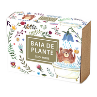 Sapun natural de tei si miere pentru copii, 100 g, Baia de Plante