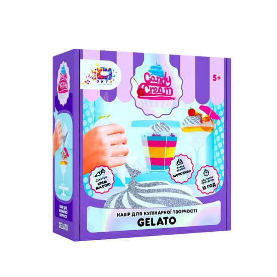 Set creativ cu plastilina Candy Cream Fabrica de inghetata