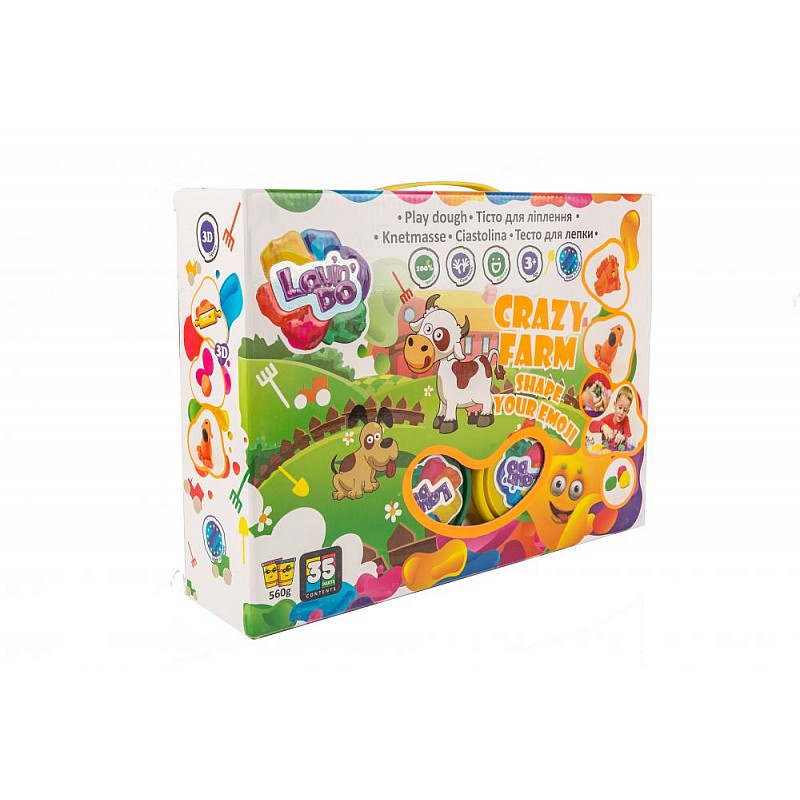 Set de modelat plastilina Lovin Do Crazy Farm, +3 ani, Oktoclay