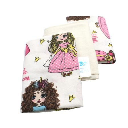 Set 3 scutece din finet Little Princess