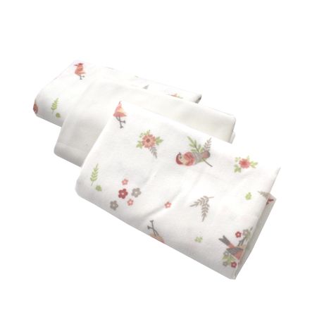 Set 3 scutece din finet, 75x75 cm, 3 bucati, Baltic Bebe