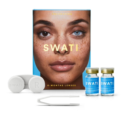 Lentile de contact colorate, 6 luni, Aquamarine