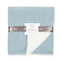 Patura dubla New Stars Blue, 80x100 cm, Pirulos