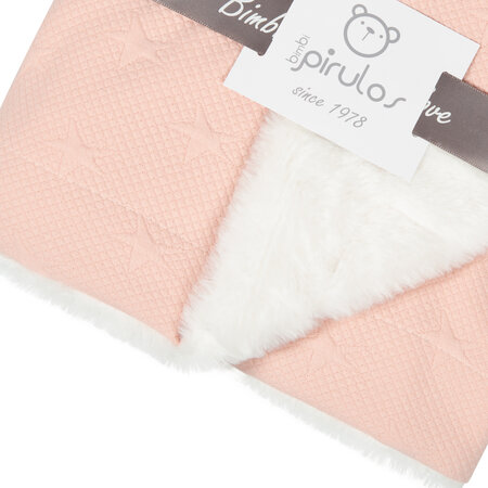 Patura dubla New Stars, 80x100 cm, Pink, Pirulos 493439