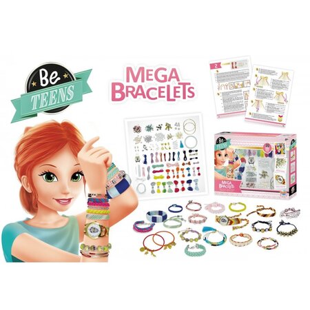Mega Kit pentru Bratari, 8 ani+, Buki 493472