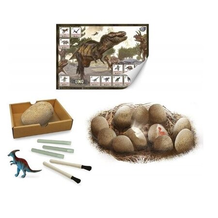 Set 12 Oua Dino Mega, 6 ani+, Buki 493490