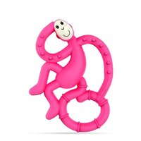Jucarie pentru dentitie Mini Maimutica, Roz, Matchstick Monkey