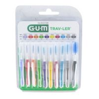 Perii interdentare Trav-ler, set 10 marimi, Sunstar Gum