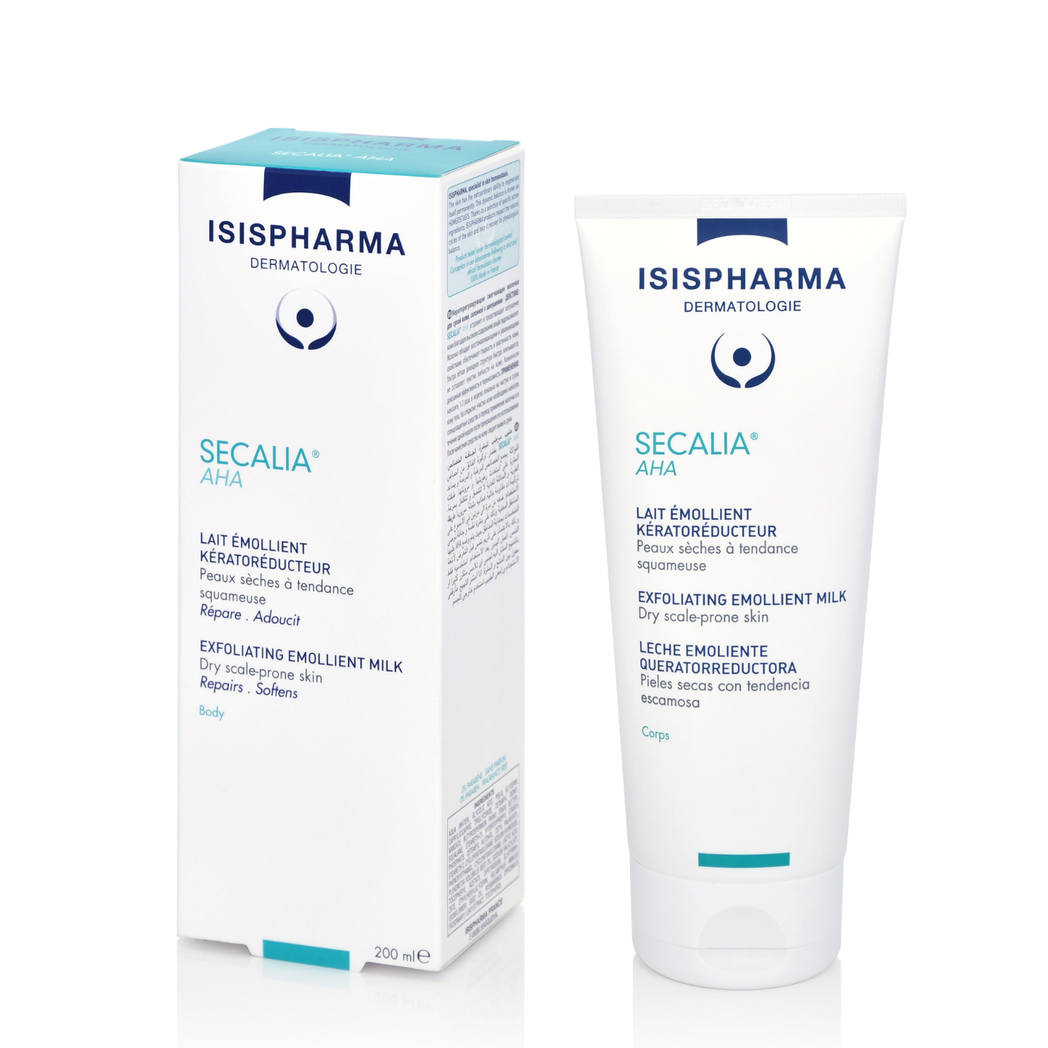 Emolient corporal Secalia AHA, 200 ml, IsisPharma