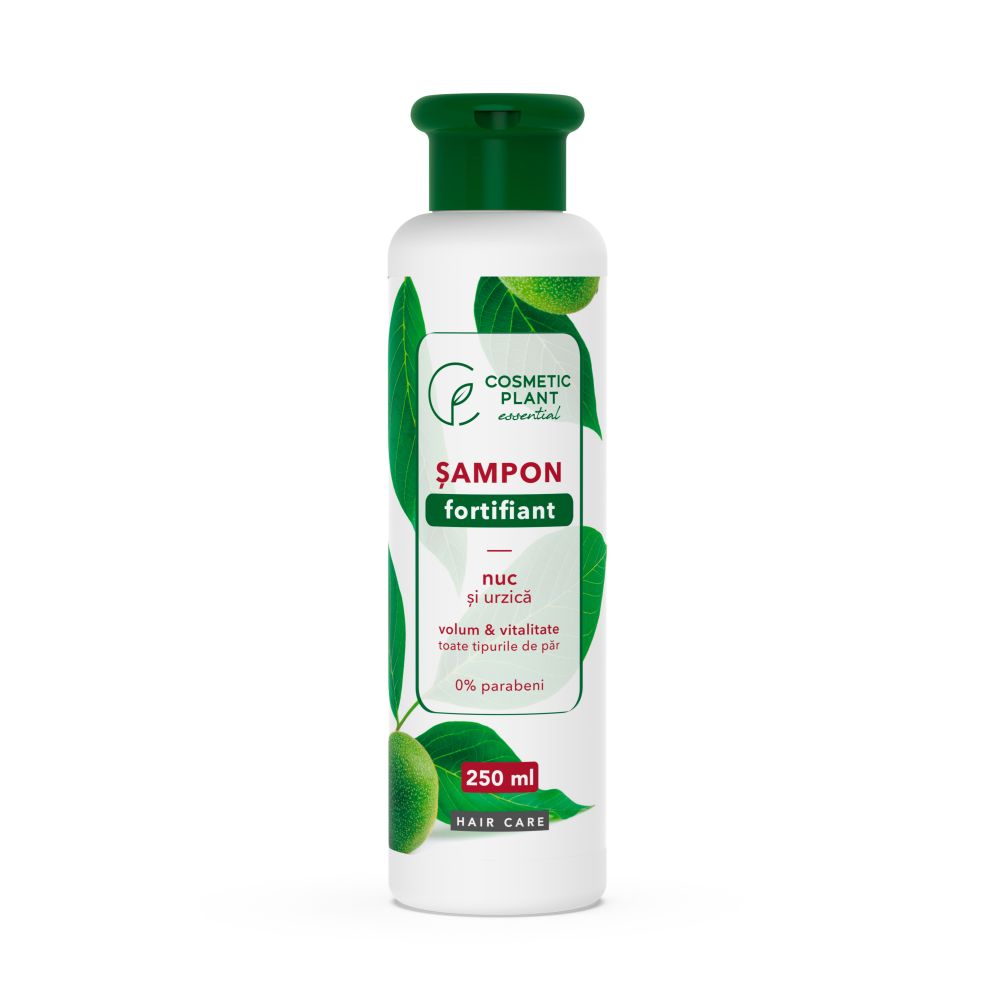 Sampon fortifiant cu nuc si urzica, 250 ml, Cosmetic Plant