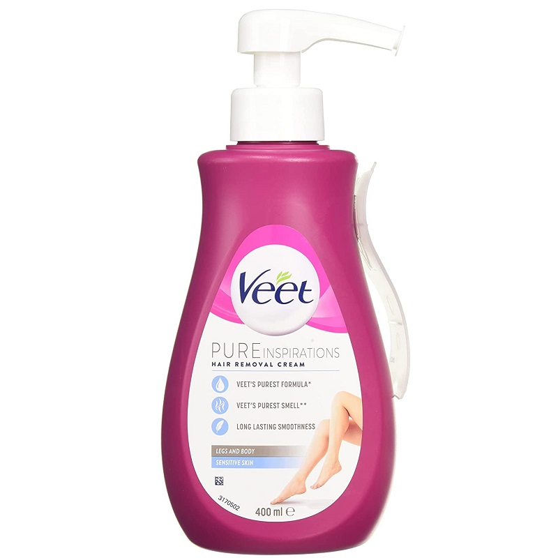 Crema depilatoare pentru piele sensibila Pure, 400 ml, Veet