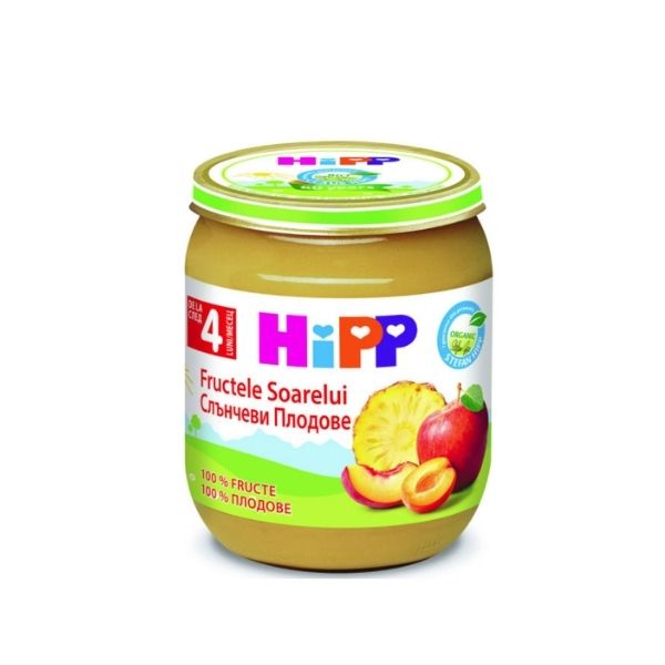 Piure Eco Fructele Soarelui, +4 luni, 125g, Hipp