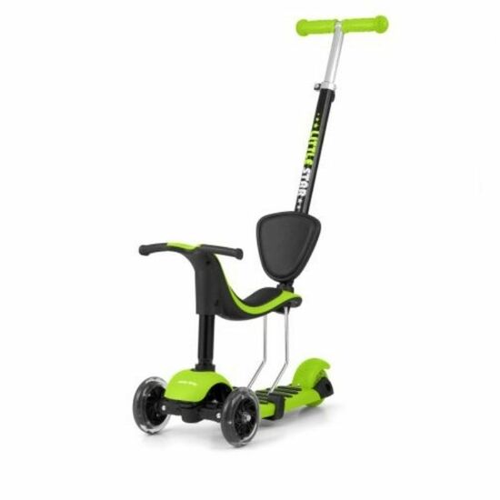 Trotineta 3 in 1 pentru copii Little Star, Green