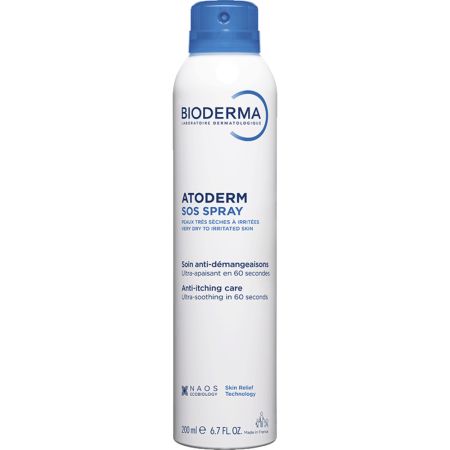 Spray anti- mancarime cu efect calmant, Atoderm SOS, 200ml, Bioderma