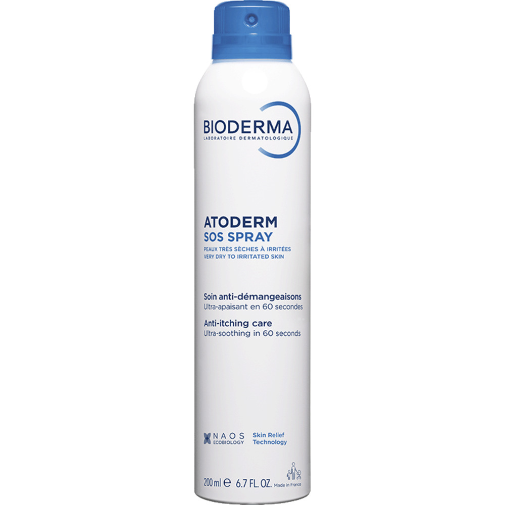 Spray anti-mancarime cu efect calmant, Atoderm SOS, 200 ml, Bioderma