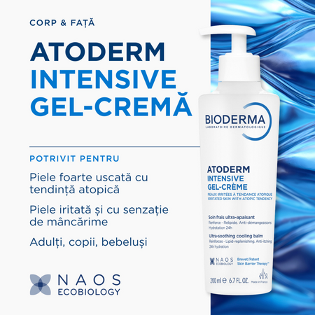 Gel crema Intensive Atoderm, 200 ml, derma 817541