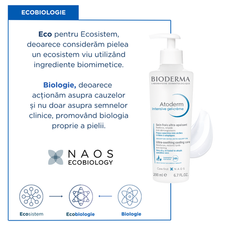Gel crema Intensive Atoderm, 200 ml, derma 817545