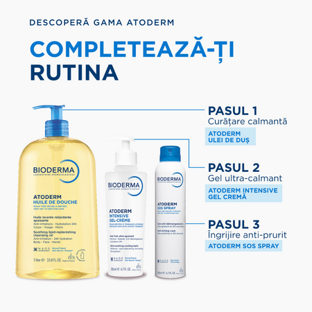 Gel crema Intensive Atoderm, 200 ml, derma 817548