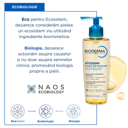 Ulei de dus Atoderm, 200 ml, derma 817323