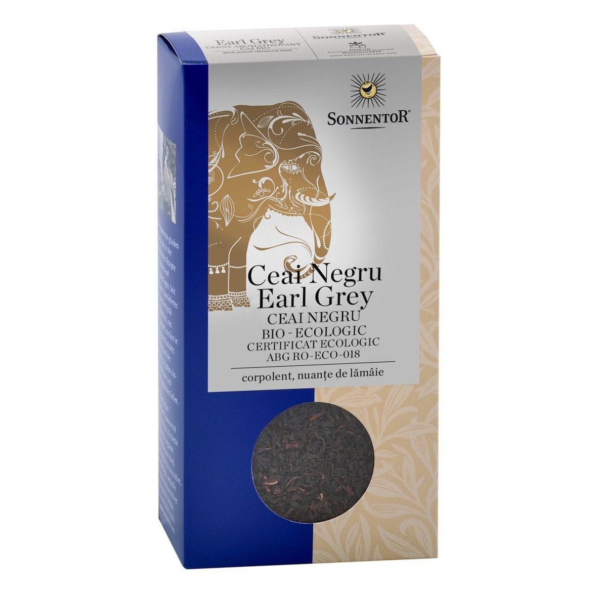 Ceai negru eco Earl Grey, 90 g, Sonnentor