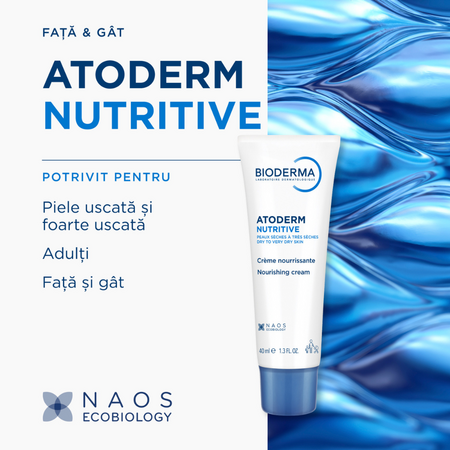 Crema hidratanta Nutritive Atoderm, 40 ml, derma 817402