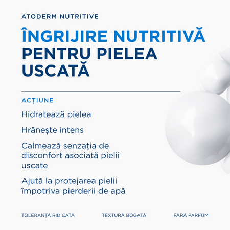 Crema hidratanta Nutritive Atoderm, 40 ml, derma 817403