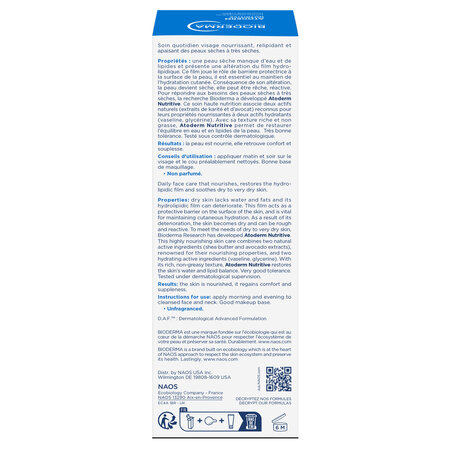 Crema hidratanta Nutritive Atoderm, 40 ml, derma 817414