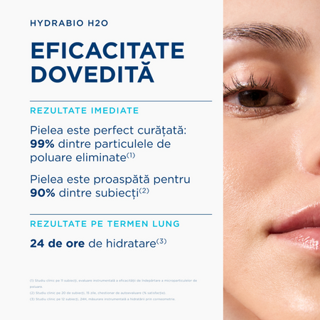 Apa micelara hidratanta dermatologica pentru fata si ochi Hydrabio H2O, 250 ml, Bioderma 822555