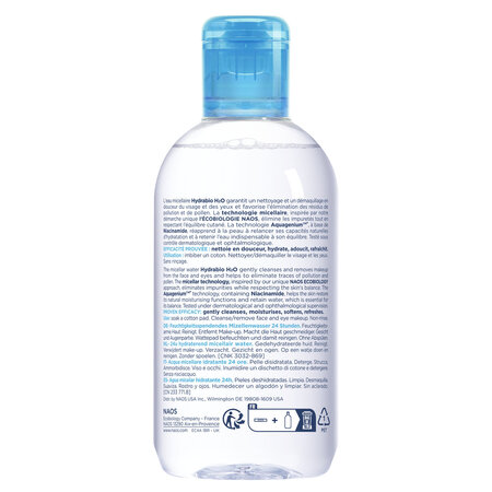 Apa micelara hidratanta dermatologica pentru fata si ochi Hydrabio H2O, 250 ml, Bioderma 822567
