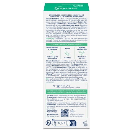 Crema pentru piele acneica Sebium Sensitive, 30 ml, Bioderma 794652