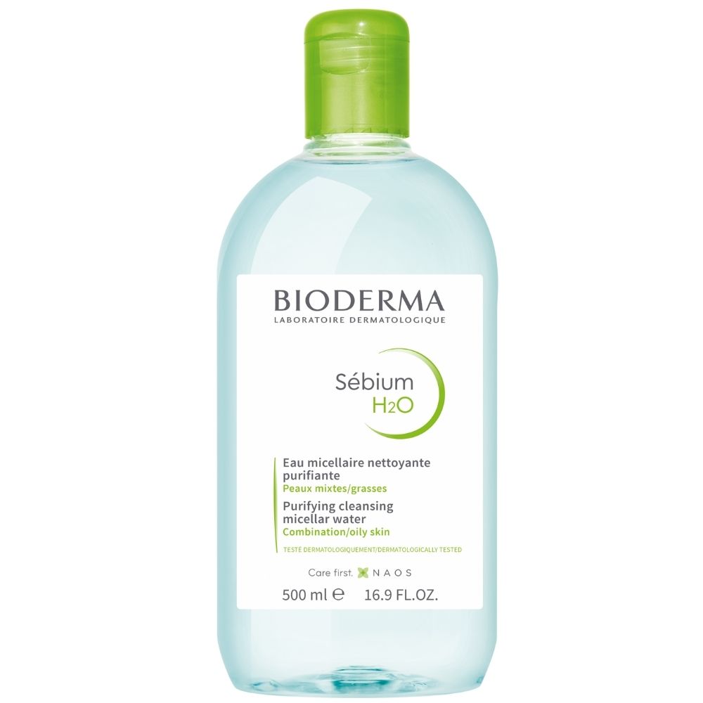 Apa micelara ten mixt si gras Sebium H2O, 500 ml, Bioderma