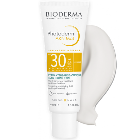Fluid matifiant si corector Akn Mat SPF30 Photoderm, 40 ml, Bioderma 533565