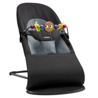 Balansoar cu bara pentru jucarii Balance soft, Black/Grey, Babybjorn
