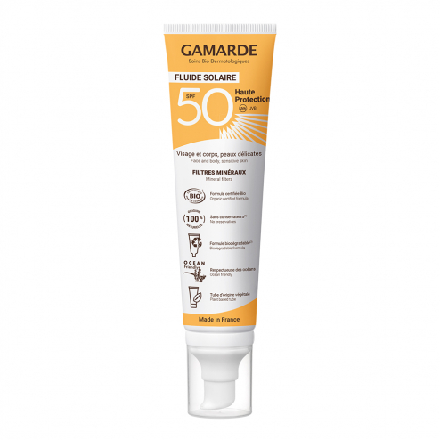 Crema protectie solara SPF50 Bio, 100 ml, Gamarde