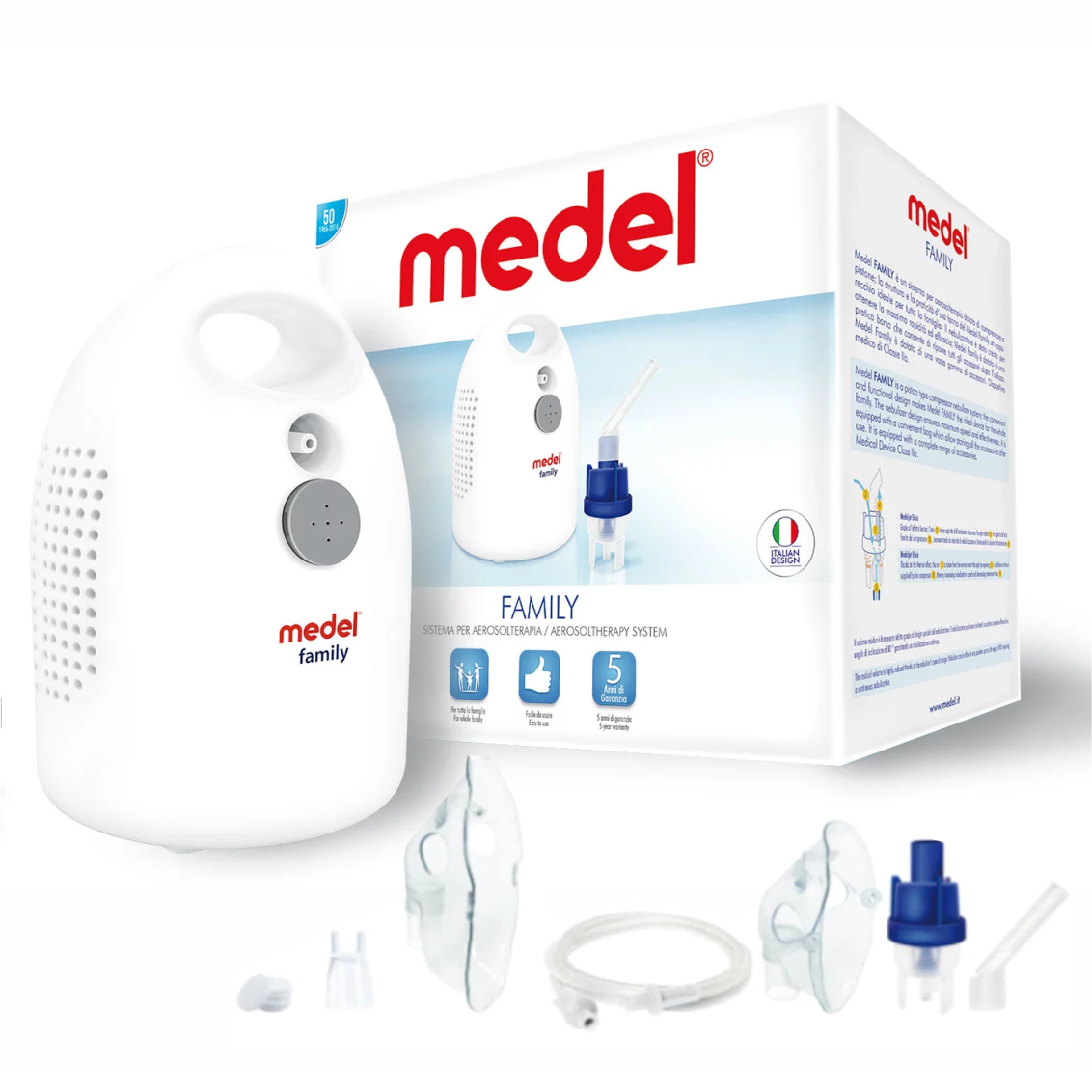 Nebulizator cu compresor, Medel