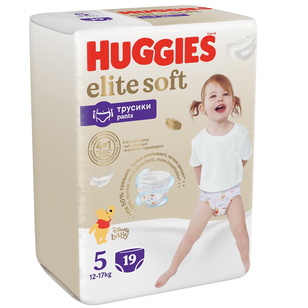 Scutec Pants Elite Soft Convi nr 5, 12-17 kg, 19 buc, Huggies