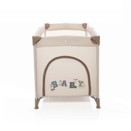 Patut pliant cu 1 nivel Caravan, Baby Beige, Zopa 494743