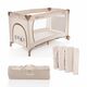 Patut pliant cu 1 nivel Caravan, Baby Beige, Zopa 494736