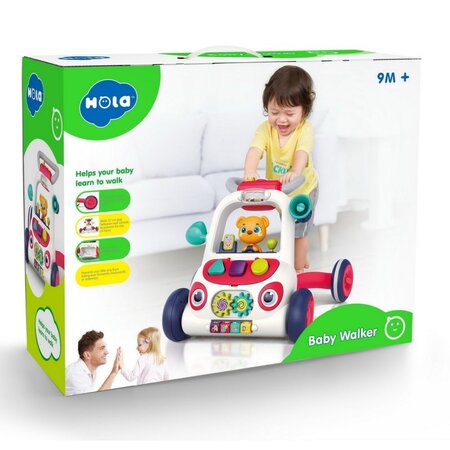 Antemergator si centru de activitati interactive, Multicolor, Hola 494928