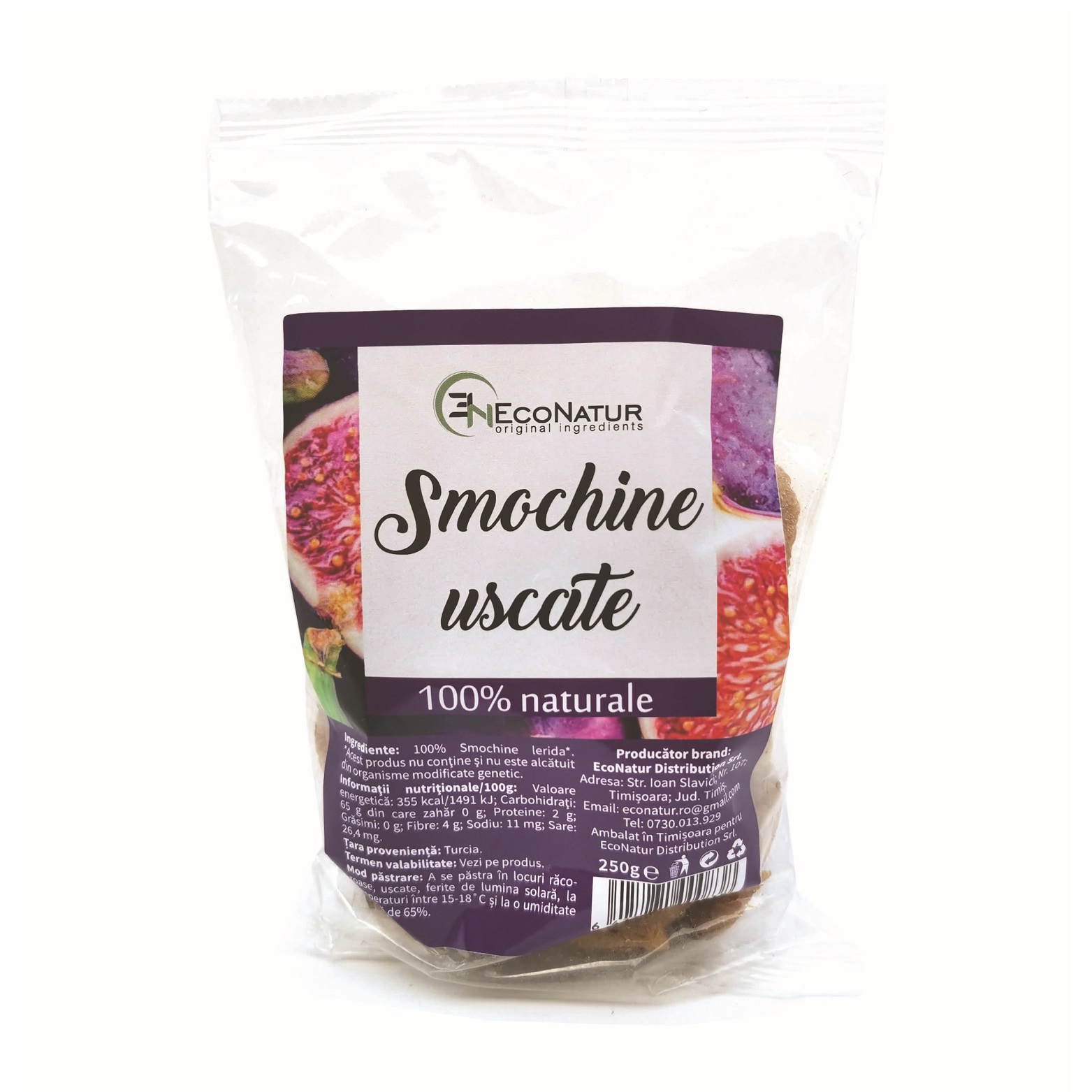 Smochine uscate, 250 gr, Econatur