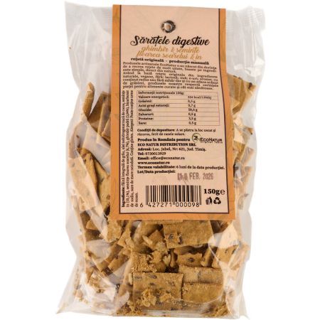 Saratele artizanale cu Ghimbir, 150 gr, Econatur 766631